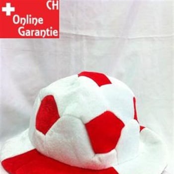  Rot Weiss Fussball Hut Fan...
