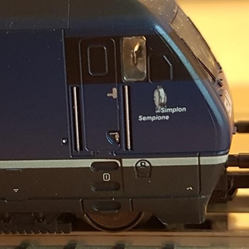 Modellbahn Spur N: E-Lok BLS Re 465 001-6 Simplon Bild 3