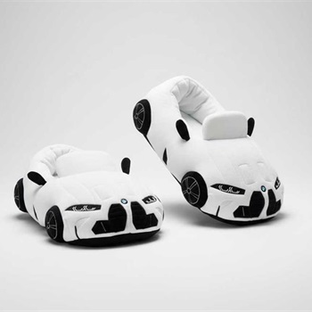 BMW Hausschuhe Auto Sportwagen Weiss Fanartikel