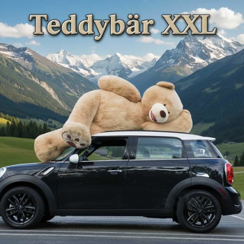 Teddybär XXL 260 cm Hellbraun Der Geschenk Hit
