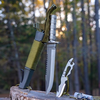 Maxam 12 tlg. Survival Messer Set Überleben Knife Bild 4