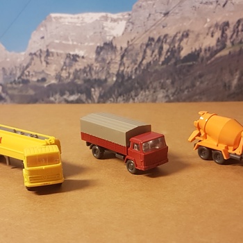 Spur N, WIKING Modellautos: LKW-Set Mercedes / Magirus Deutz Bild 4