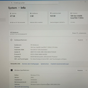 HP Notebook neuwertig Bild 2