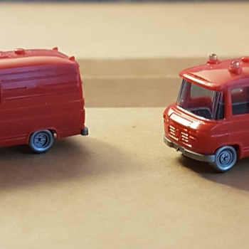 Spur N, WIKING Modellautos: Set 5 Einsatzfahrzeuge FEUERWEHR Bild 4