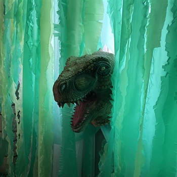 Tyrannosaurus Rex Maske Fasnacht Dinosaurier T-Rex Bild 2