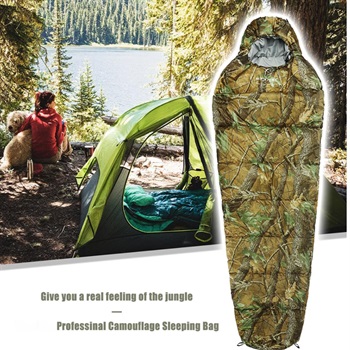 Militär Schlafsack Camouflage Mumienschlafsack Bild 2