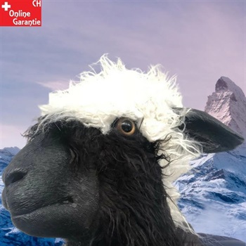 Walliser Schwarznasenschaf Maske Kostüm Schaf Fasnacht Bild 2