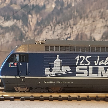 Modellbahn Spur N: E-Lok BLS Re 465 001-6 Simplon Bild 2
