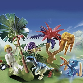 playmobil 6687 Lost Island mit Alien und Raptor Bild 2