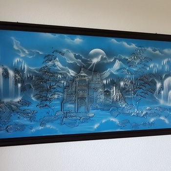 Gemälde in Blau Bild 2