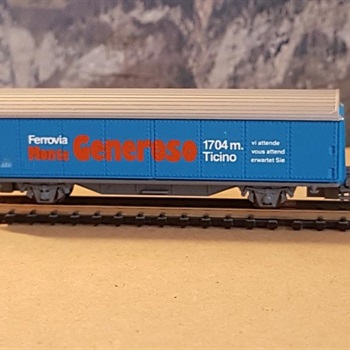 Modellbahn Spur N: Schiebewandwagen Monte Generoso Bild 2