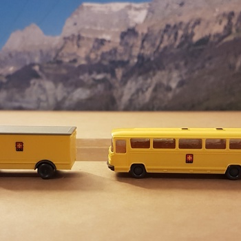 Spur N, WIKING Modellautos: 5er-Set PTT-Fahrzeuge Post Bild 3