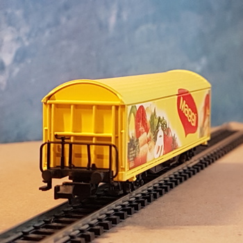 Modellbahn Spur N: Sammlerobjekt SBB Schiebewandwagen Maggi Bild 2