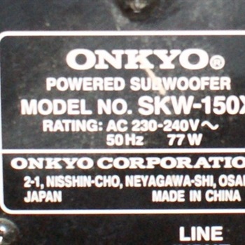 Subwoofer Onkyo SKW 150 X   75,00 VB Bild 4