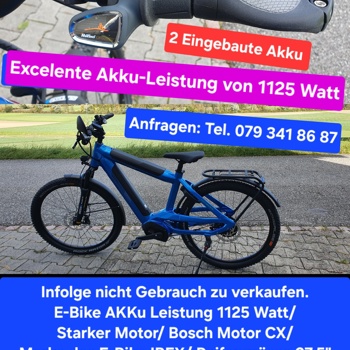 E Bike  mit grosser Akku  Leistung zu verkaufen