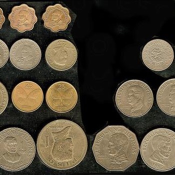 Philippinen Münzen + centavos