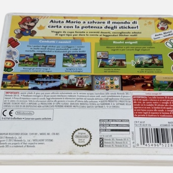 Nintendo 3Ds Paper Mario Sticker Star. Spiel mit OVP Bild 2