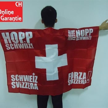  Schweiz Flagge Körper Hopp...