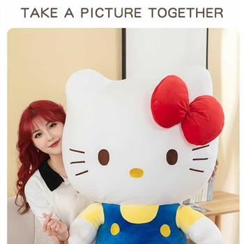 Hello Kitty Kuscheltier XXL Plüschtier 95 cm Neu Bild 2