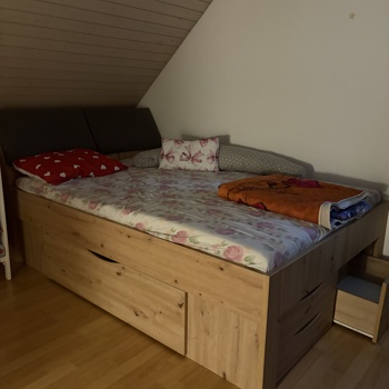140x200 Bett ohne Matratze