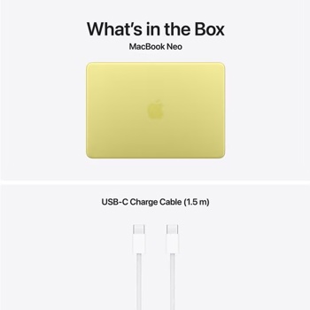 13" MacBook Neo (A18 Pro) 5C GPU /256 GB / 8 GB Citrus Bild 3