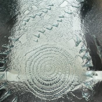 Spezieller Glas-Salontisch mit strukturierter Glasplatte Bild 4