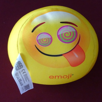 Happy People - Emoji, Knautschball, 19 cm, gelb Bild 2