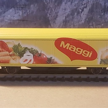 Modellbahn Spur N: Rarität Schiebewandwagen Maggi