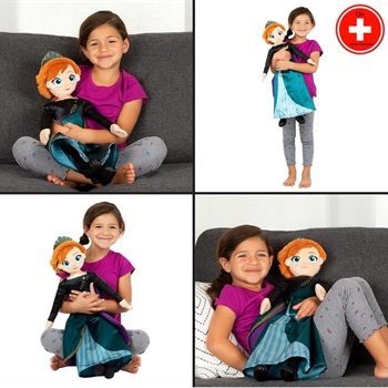 Disney Die Eiskönigin Anna Puppe Plüsch Plüschtier Bild 2