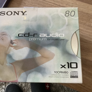 Sony CD-R Audio 80 Min Rohlinge (10er Pack) Neu &Versiegelt