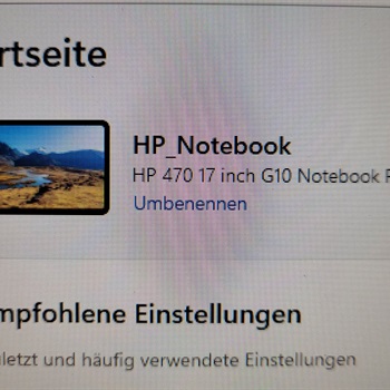 HP Notebook neuwertig