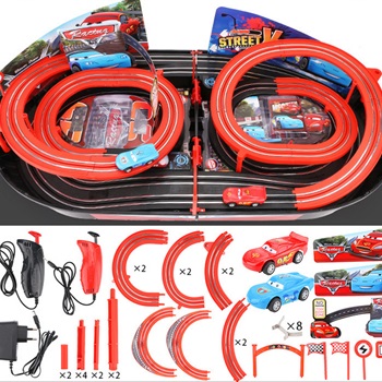 Portable Rennbahn im Koffer Car Cars Racing Auto Bild 4
