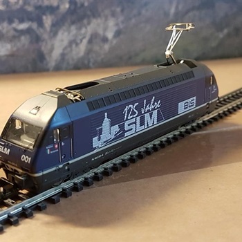 Modellbahn Spur N: E-Lok BLS Re 465 001-6 Simplon Bild 4