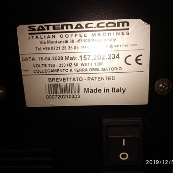 professionelle italienische Kaffeemühle für Bar Bild 4