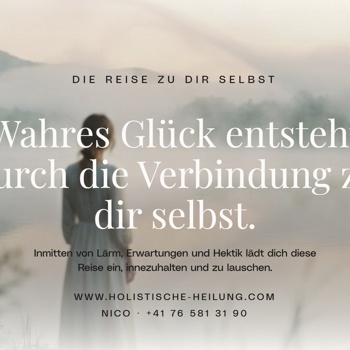 Lass los, werde Still und finde Glück, Verbundenheit, dich!