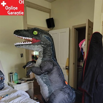 Velociraptor Kostüm Raptor Dinosaurier Airsuit Bild 3