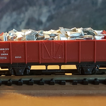 Modellbahn Spur N: Rarität Club-Set SBB Hochbordwagen L7 Bild 4