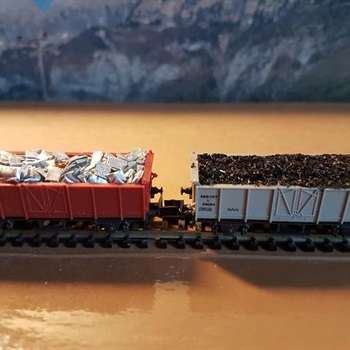 Modellbahn Spur N: Club-Set SBB Hochbordwagen L7 Bild 4