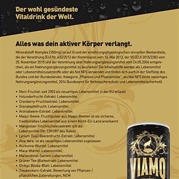 Viamo Vitaldrink Schweiz 24 Stück Bild 3
