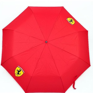 Scuderia Ferrari Fan Regenschirm Automatik Taschenschirm Bild 2