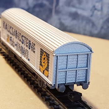 Modellbahn Spur N: SBB Schiebewandwagen "KALKSANDSTEINE fbb" Bild 3