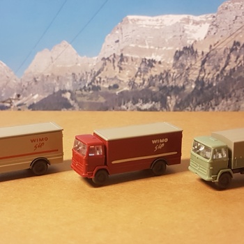 Spur N, WIKING Modellautos: LKW-Set Mercedes / Magirus Deutz Bild 3