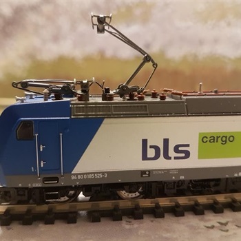 Modellbahn Spur N: E-Lok bls cargo BR 185 Mietlok Bild 4