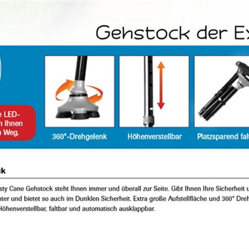 Trusty Cane LED der Gehstock für mehr Sicherheit Bild 2
