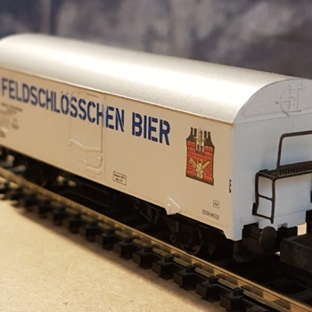 Modellbahn Spur N: 3er-Set Kühlwagen Bell + Feldschlösschen Bild 4