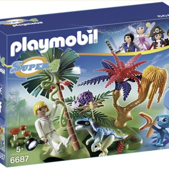 playmobil 6687 Lost Island mit Alien und Raptor