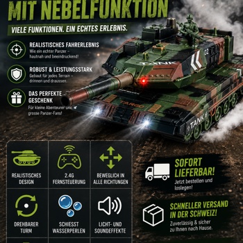 RC Panzer im Massstab 1:24 Ferngesteuerter Tank Spielzeug