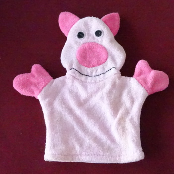 Waschhandschuh Pig