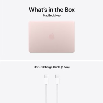 13" MacBook Neo (A18 Pro) 5C GPU /256 GB / 8 GB Blush Bild 3