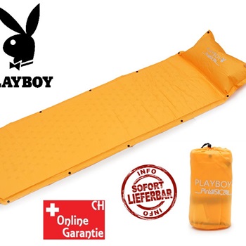 Selbstaufblasbare Playboy Schlafmatte Schlafsack Bild 2